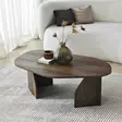 Soffbord Hanah Home Rock Valnöt Spånskiva 100x35x60 cm - Soffbord - 8684283515226 - 6
