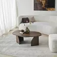 Soffbord Hanah Home Rock Valnöt Spånskiva 100x35x60 cm - Soffbord - 8684283515226 - 2