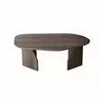 Soffbord Hanah Home Rock Valnöt Spånskiva 100x35x60 cm - Soffbord - 8684283515226 - 1