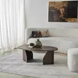 Soffbord Hanah Home Rock Valnöt Spånskiva 100x35x60 cm - Soffbord - 8684283515226 - 5