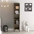 Garderob Hanah Home Kumsal R Valnöt Spånskiva 40x47,5x201,4 cm - Garderober - 8684282088806 - 4