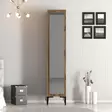 Garderob Hanah Home Kumsal R Valnöt Spånskiva 40x47,5x201,4 cm - Garderober - 8684282088806 - 2
