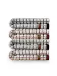 Handduk Set Mijölnir Svart Claret Röd 75% Bomull 25% Polyester 50x90 cm - Handdukar - 8683742576846 - 1