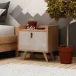 Sängbord Hanah Home Paju Ek Spånskiva 50x55x40 cm - Nattduksbord - 8681875126686 - 3