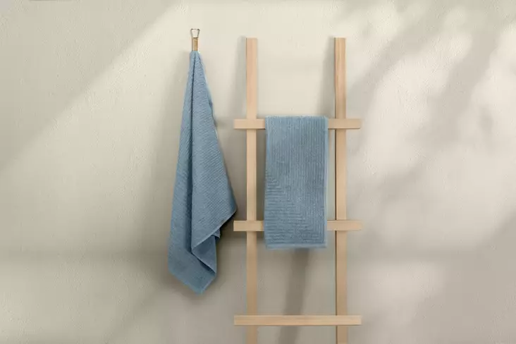 Badrumshandduk Set Mijölnir Blå 100% Bomull 50x90 cm & 90x150 cm - Handdukar - 8683743314416 - 1