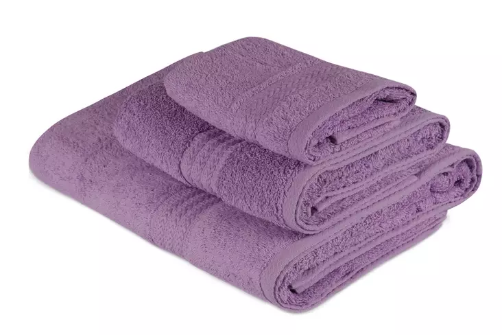 Handdukset Mijölnir Lila 100% Bomull 30x50 cm & 50x90 cm & 70x140 cm - Handdukar - 8681181552896 - 1