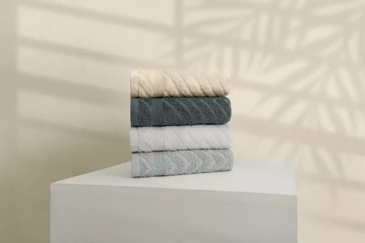 Tvätthandduk Set Mijölnir Flerfärgad 100% Bomull 50x90 cm 4 Delar - Handdukar - 8683743314706 - 1