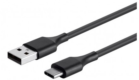 Datakaapeli USB-C  0,5m musta, Mobia - USB-C-kablar - 6430076520166 - 1