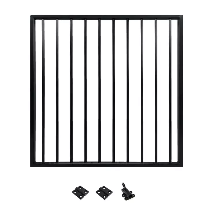 Green Land Garden aluminiumgrind, svart - Stängselstolpar - 6438014347356 - 1