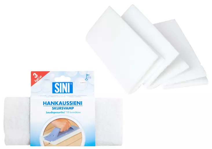 Hankaussieni laudepesuriin 3 kpl SINI - Städredskap - 679-5049-46 - 1