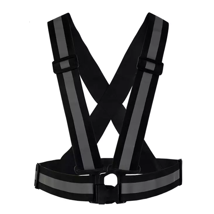 Heijastinvaljaat kiinnityksell=C3=A4, musta - Reflexer och varselvästar - 6418536017166 - 1