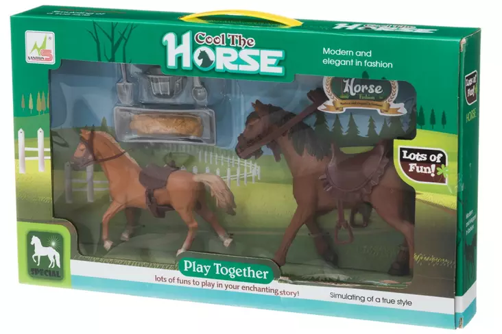 Hevonen leikkisetti - Djurfigurer - 6410413167636 - 1