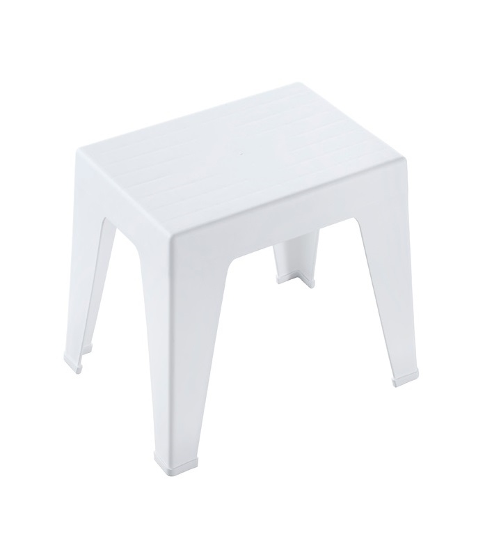 Badrumspall låg Orthex vit - Badrumsmöbler - 6411760284106 - 1