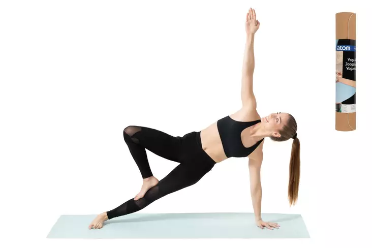 Joogamatto Korkki 4 mm - Träningsutrustning och -redskap - 6410413256996 - 1