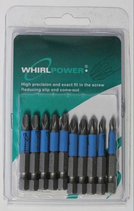 Bitssats 10-st anti slip 50 mm - Skruvbits och hållare - 6430013066696 - 1