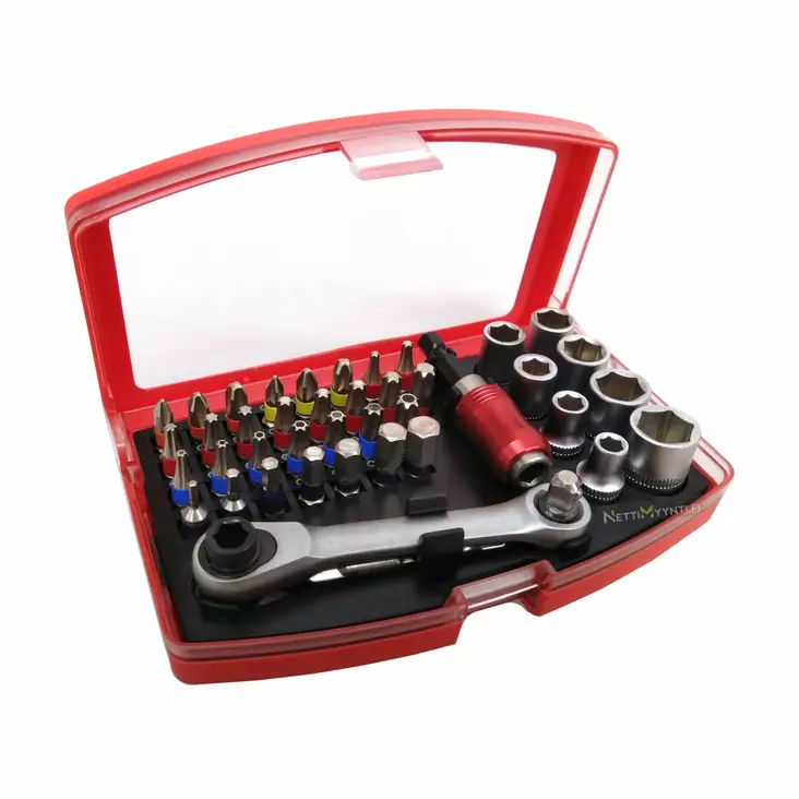 K=C3=A4rkisarja 42 osaa magneettinen - Skruvbits och hållare - 4260158180696 - 1