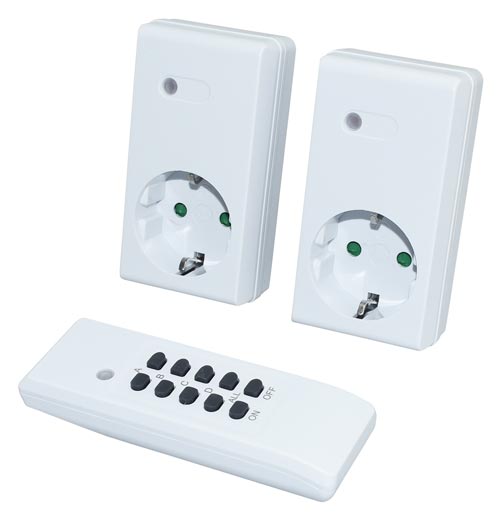 Kauko-ohjattava pistorasia - Timers & fjärrstyrda uttag - 6438140935526 - 1