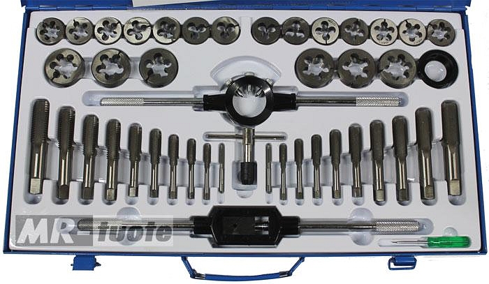 Gängverktygssats 45-delar - Skruvverktyg - 6430013065866 - 1