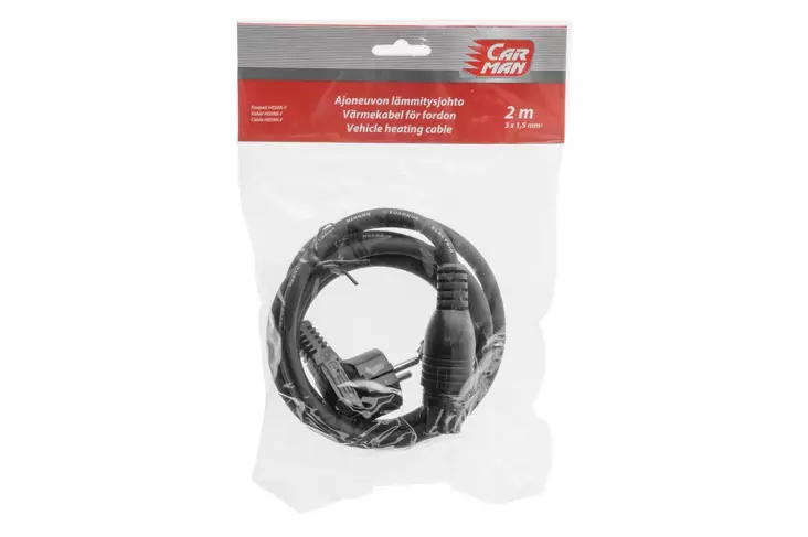 Lohkol=C3=A4mmittimen johto 2,5 m Defa p=C3=A4=C3=A4kuva=20 - Bilvärme - 6410413227576 - 1