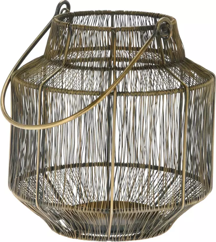 Lyhty design kulta 21x23cm - Ljus och lyktor - 8719987977176 - 1