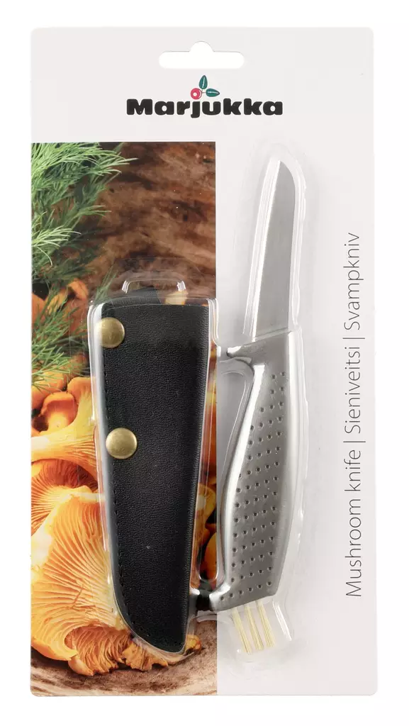 Marjukka sieniveitsi+tuppi - Svamp- och bärplockning  - 6410411821936 - 1
