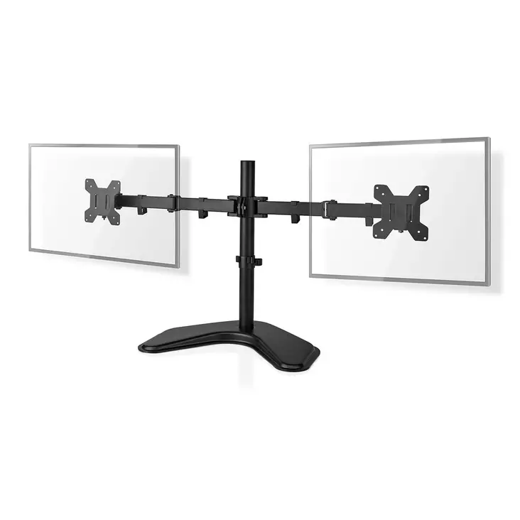 Skärm Fäste | 2 Skärmar | 15 - 32 " | 75x75 / 100x100 | Fullständigt justerbar - Nedis produkter - 5412810442836 - 1