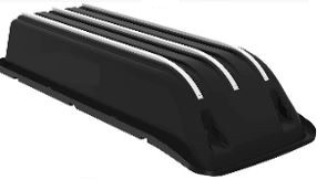 Out-Zone 120 cm glidskena för pimpelpulka - Pulkor - 6438014379746 - 1