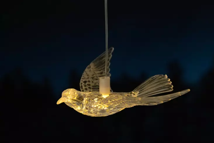 Paristovalo Lent=C3=A4v=C3=A4 lintu akryyli - Ljussmycken och ljusfigurer - 6410416165486 - 1