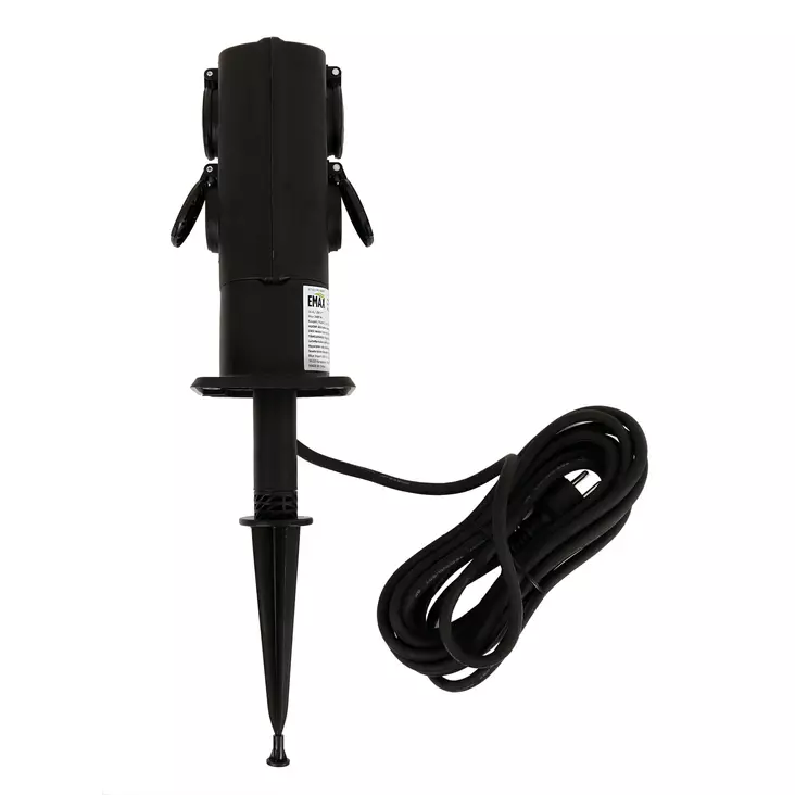 Förgrenare 4-uttag 5m - Eluttag och strömbrytare - 6418536017036 - 1