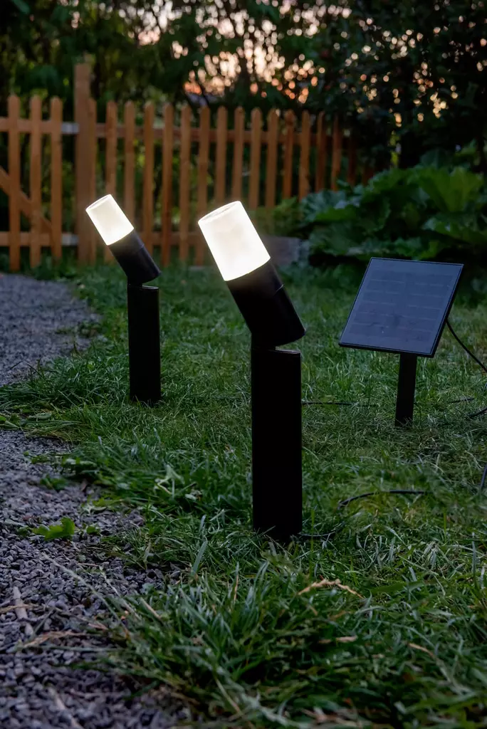 Pollari-valosetti 2-os Rimini Solar - Solcellslampor - 6435200295026 - 1