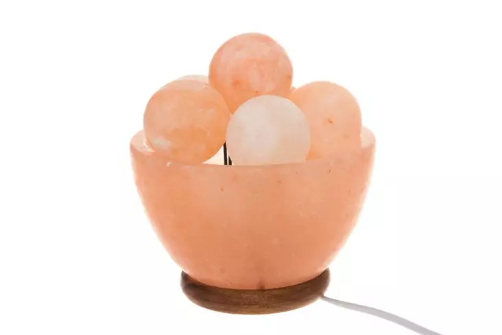 P=C3=B6yt=C3=A4valaisin suolakivi kulho 4Living - Golv- och bordslampor - 6410416091426 - 1