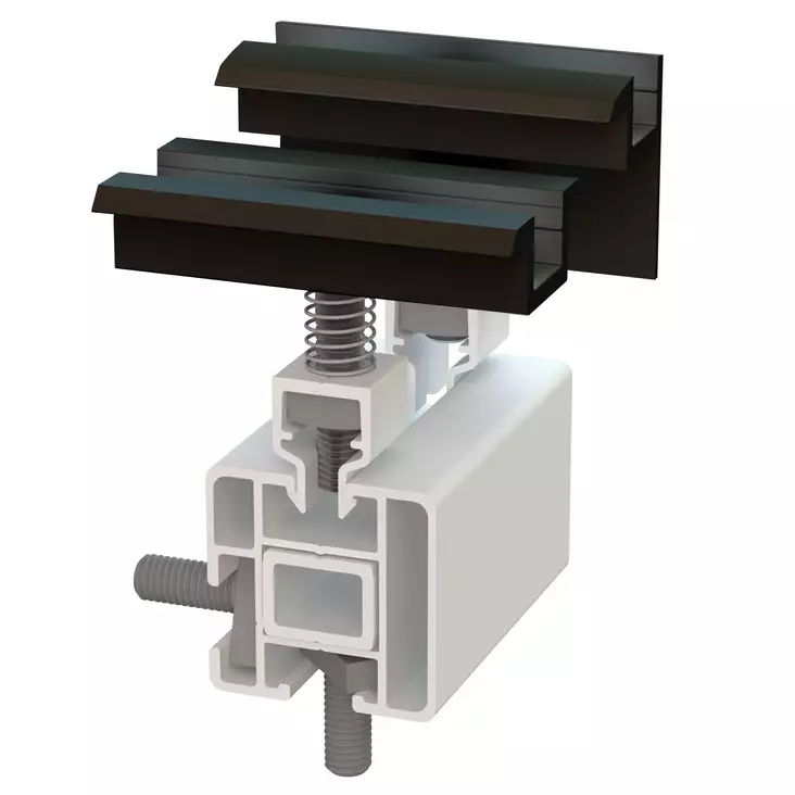 Railock 40 monteringsskena i aluminium för solpanelsystem - Panelställ och fästen - 6438014357966 - 1