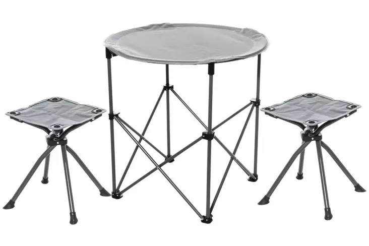 Campingbord set 3-delar - Campingstolar och campsängar - 6410412698476 - 1