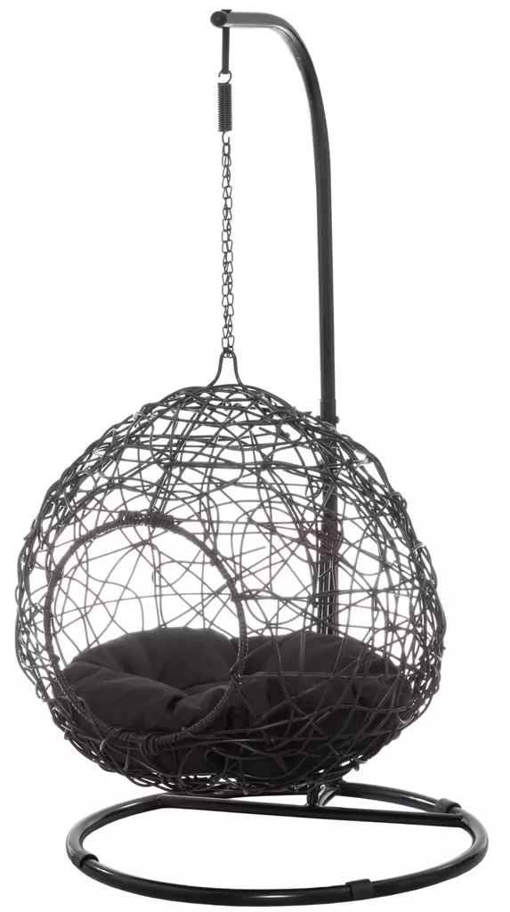 Hänggunga för husdjur svart 66 cm - Trädgårdsgungor och hängstolar - 6410416016436 - 1