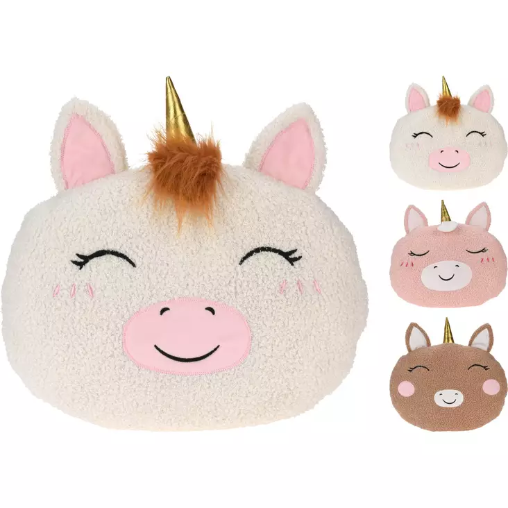 Inredningskudde Enhörning 41 cm - Prydnadskuddar - 8720573671026 - 1