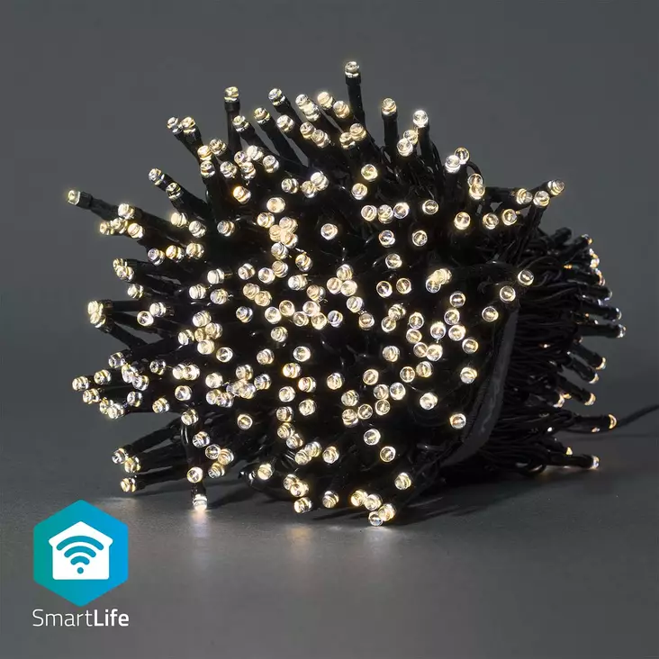 SmartLife Julbelysning | Sträng | Wi-Fi | Varm Vit | 400 LED's | 20.0 m | Android / IOS - Dekorationsljus - 5412810404216 - 1