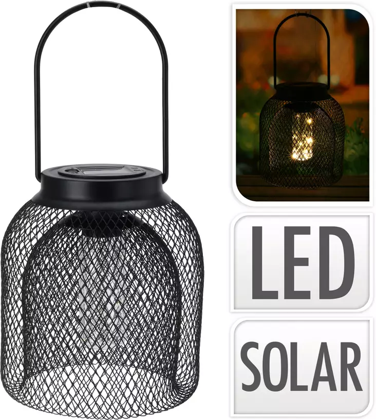 Solar lyhty 22x22 cm - Solcellslampor - 8720573469296 - 1