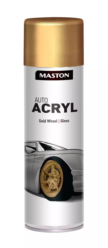 Spraymaali AutoACRYL Vannekulta 500ml - Sprayfärger - 6412490025076 - 1