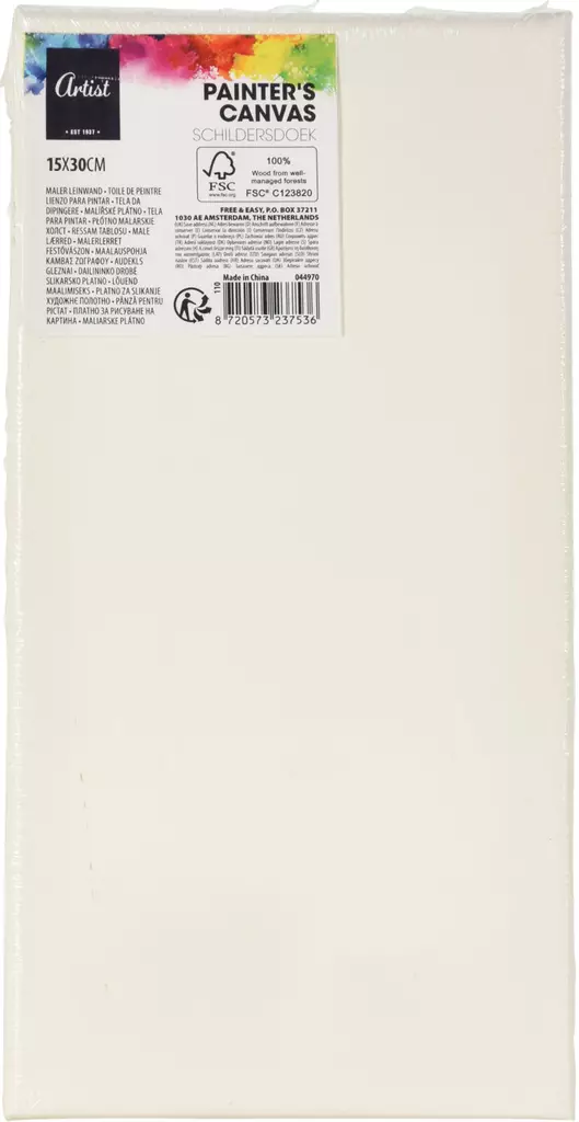 Taulupohja 15x30 cm - Målardukar och tavlor - 8720573237536 - 1