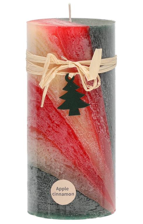 Tuoksukynttil=C3=A4 Apple/Cinnamon 7x15 cm - Ljus och lyktor - 6410416102016 - 1