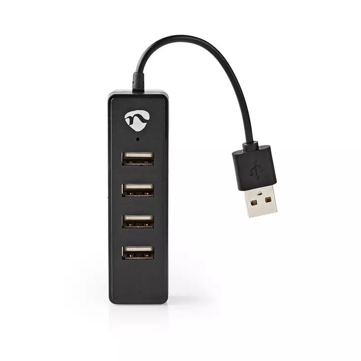 USB-hubb | USB-A Male | 4x USB A Female | 4-Port port(s) | USB 2.0 | USB ström - Dator och nätverk - 5412810315116 - 1
