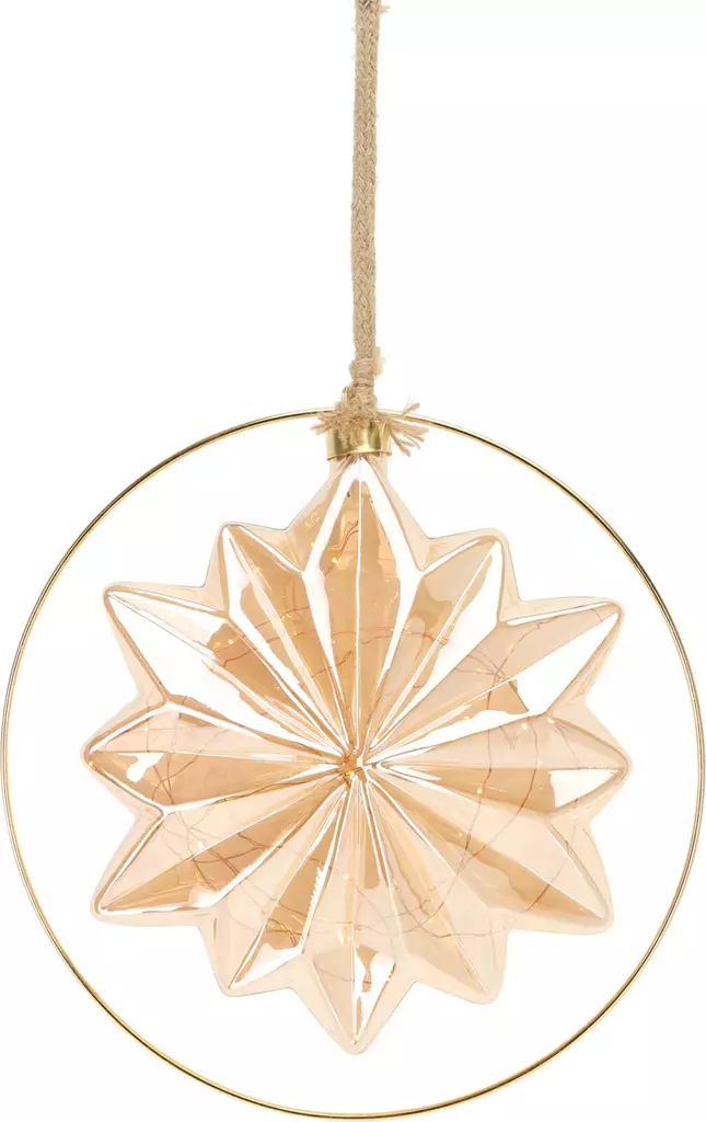 Ljusdekoration Star 18 cm - Ljussmycken och ljusfigurer - 8720573746946 - 1