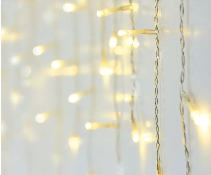 Valosarja j=C3=A4=C3=A4puikko l=C3=A4mmin valkoinen led - Ljusslingor - 8719202259506 - 1