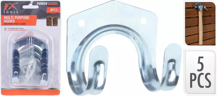 Lagerkrok 5 st - Krokar och konsoler - 8719987327926 - 1