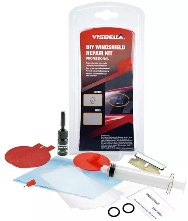 Tuulilasinkorjaussarja Visbella - Verkstadens specialverktyg - 6970625540356 - 1