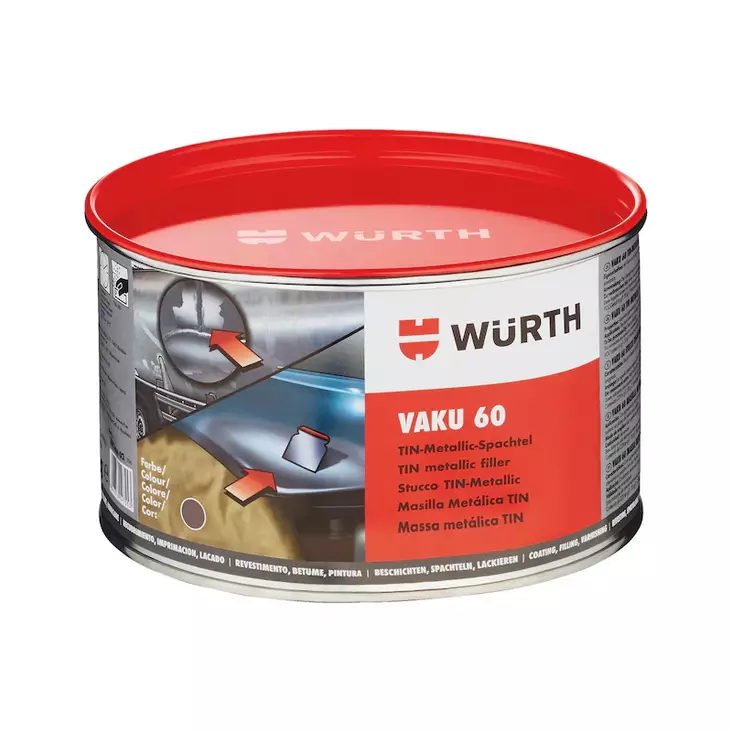 VAKU 60 METALLIPAKKELI 1KG - Spackel och fyllmedel - 4045989547166 - 1