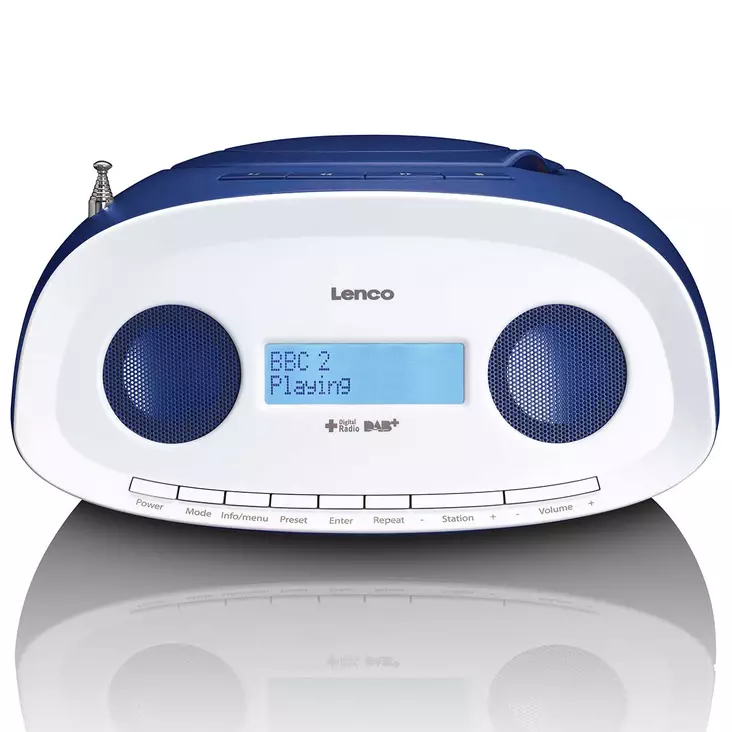DAB+, fm boombox with cd, mp3, usb, blue - Radioapparater - 8711902036036 - 10
