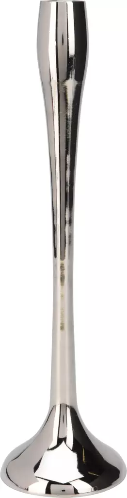 Silverfärgad aluminiumljusstake 85x310mm – modern, elegant och hållbar inredningshöjdpunkt - Ljus och lyktor - 8721037245456 - 1