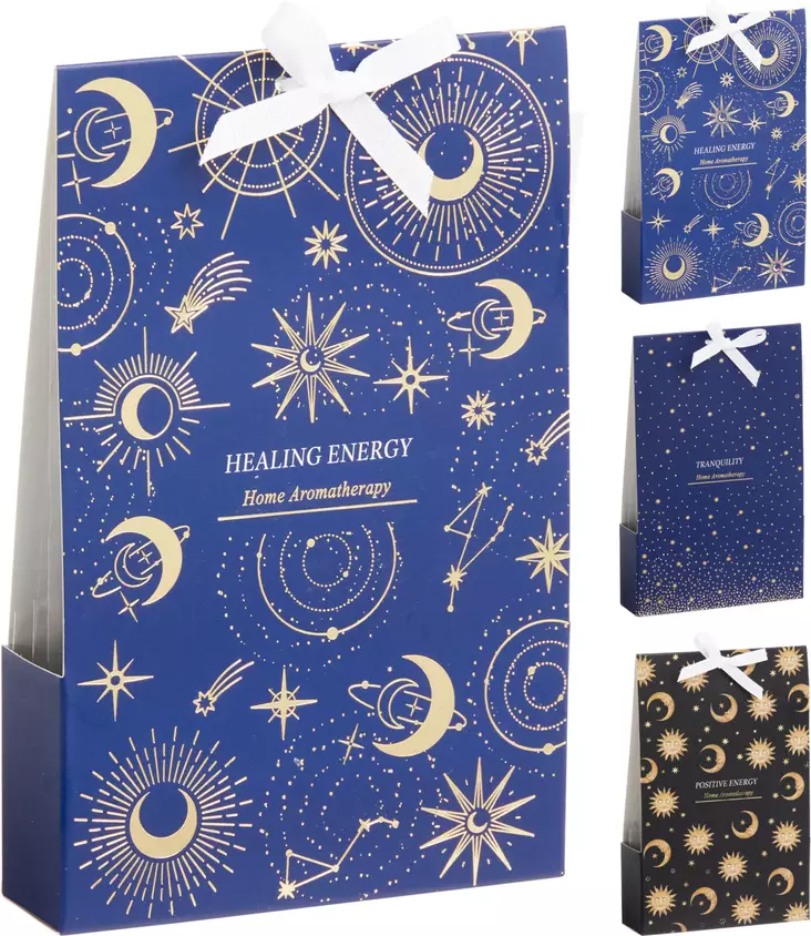 Doftande Påse Presentförpackning 2st – Aromaterapi för Hemmet, Avkopplande och Energigivande Doftupplevelse - Ljus och lyktor - 8721037557856 - 1