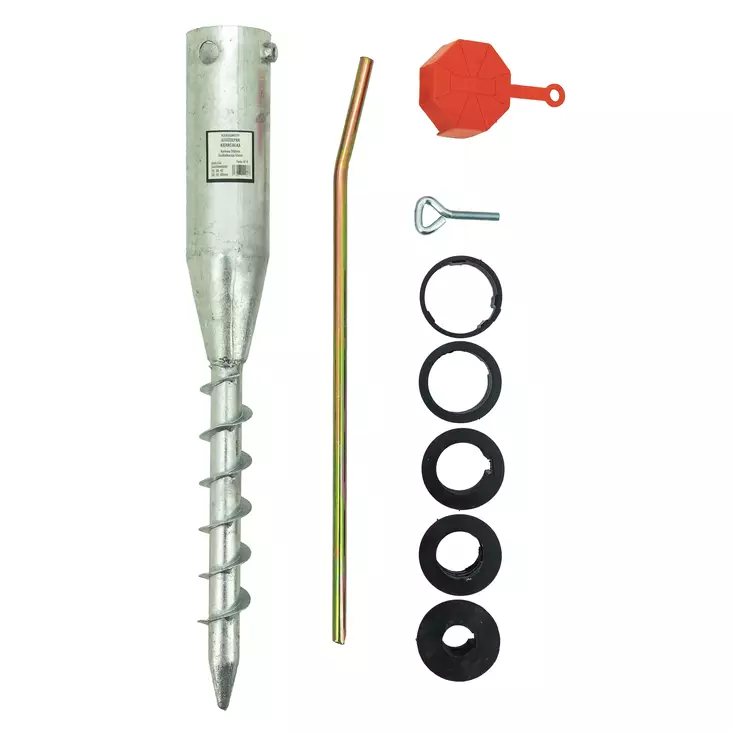 Aitatolpan kierrejalka 55 cm koko tuotepaketti - Stängselstolpar - 6438168111766 - 1